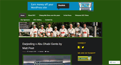 Desktop Screenshot of darjeelingcricket.com
